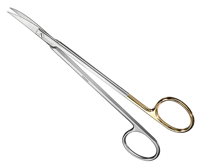 KELLY, suture-/gum scissors