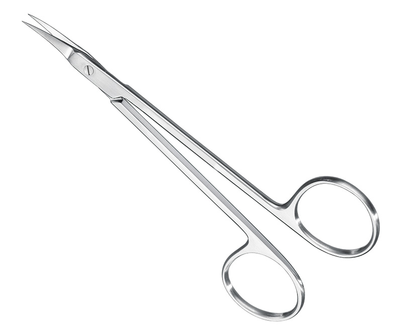 Suture-/gum scissors